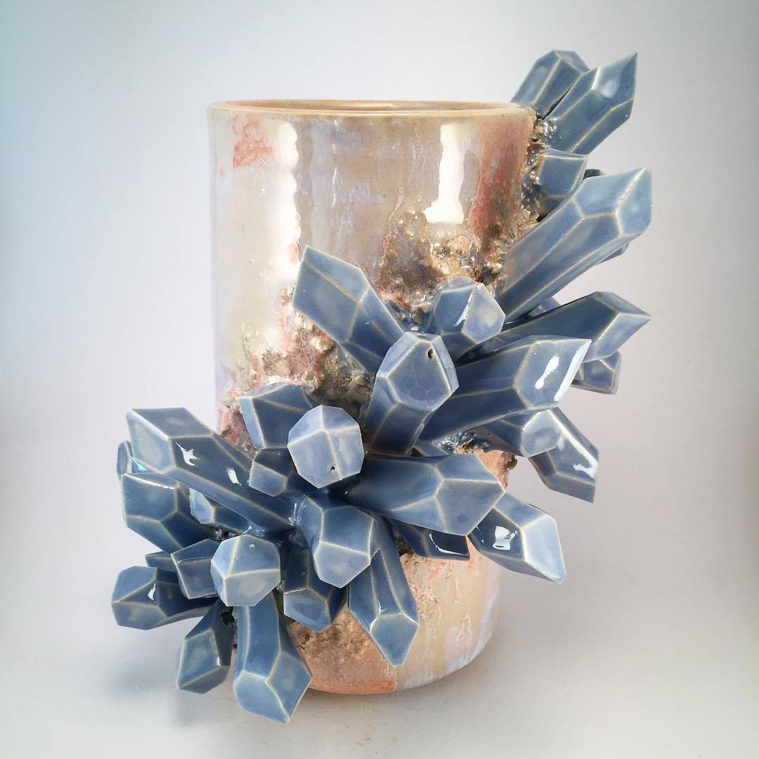 culturenlifestyle: New Exquisite Ceramics Grow Stunning Crystals  Collin Lynch from