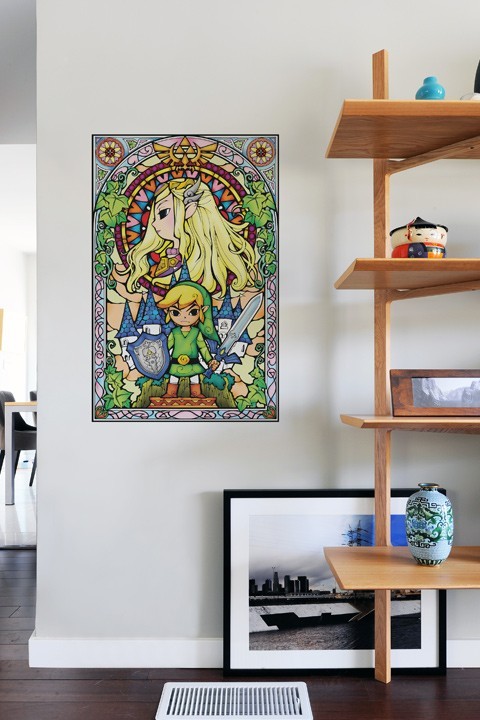 gamefreaksnz:  LINK’ED IN The Legend of Zelda - has come to Blik with 8 new stained glass wall decals.