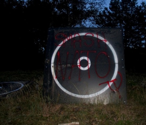 NATO firing range and training area vandalised in Bergen-Hohne, Germany To show that even NATO is no