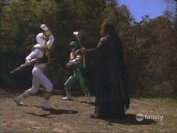 White Ranger and Green Ranger, ayee my two