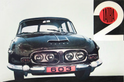 scanzen:  Tatra 603 brochure, 1963. via vatera