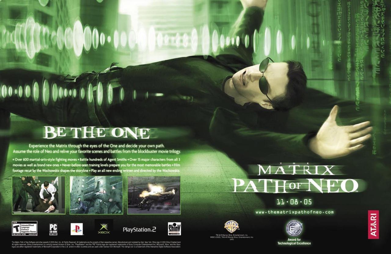 ‘The Matrix: Path of Neo - ‘Bullet Time’’[PC / PS2 / XBOX] [USA] [MAGAZINE, SPREAD] [2005]
• Hardcore Gamer Magazine, November 2005 (Vol. 01, #05)
• Scanned by @hardcoregamer, via official site