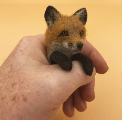 Curious Squirrels and Rambunctious Hares Form a Miniature Menagerie of Felted Wildlife