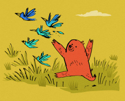 jaredchapman:  Bear &amp; Birds on Flickr.