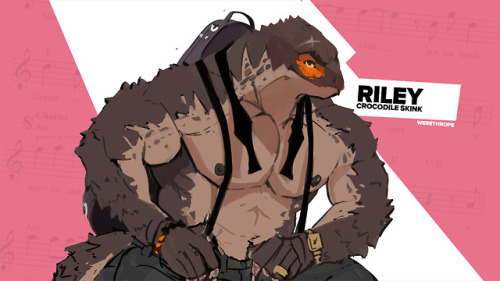 ‘Riley, The Crocodile Skink’ A new skinky boy comes to town :9Meet Riley, the new manhattan violinis