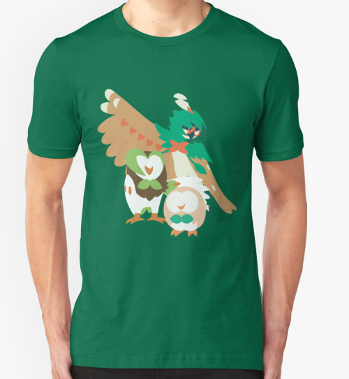 Three new Pokémon shirts available on Redbubble!