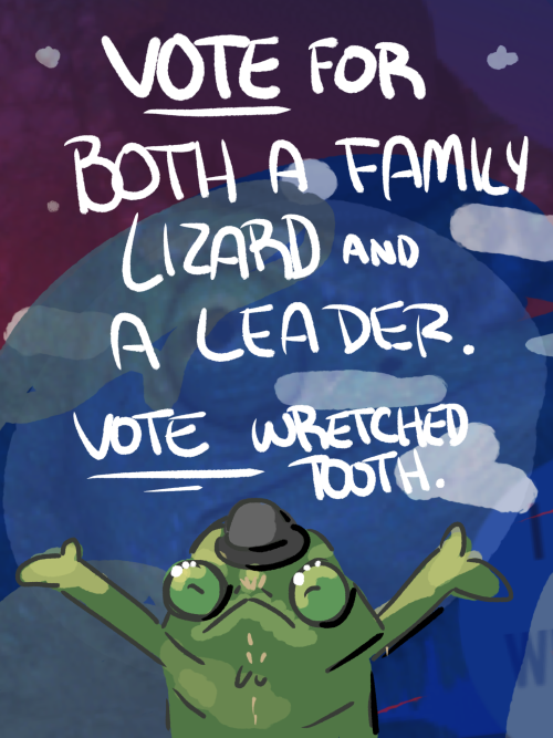 wendowl:   Rick makes no promises and only has their name and reputation to back up their campaign. 