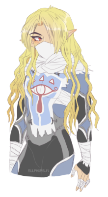 sulphursun:someone needs to unbraid sheik’s hair