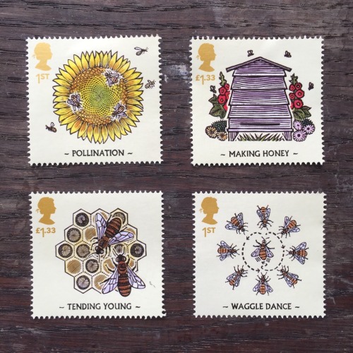 beekeepingbuzz: How good are these Royal Mail stamps?! Personal favourite is waggle dance.