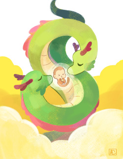 chiumonster:belated baby shower gift for