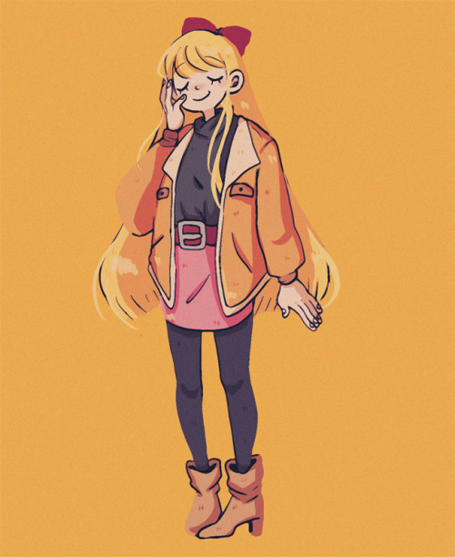 2glum: Sailor Moon fashion redraw!✨ unsure about the shoes so I just drew whatever!