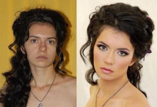 hypeangel:    33 Photos That Show Women Before and After Applying Makeup  