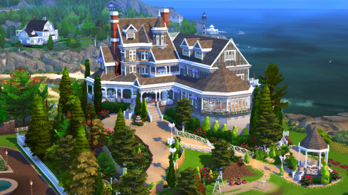 Welcome To Hillcrest House! A Giant Manor Atop The Cliffs Of Brindleton Bay!