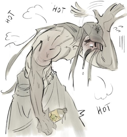 HE IS MELTING
