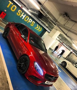 amgmercedesfans:  Designo Cardinal Red Metallic 👌🏼 Owner : @chauffeurride  #C63 #AMG