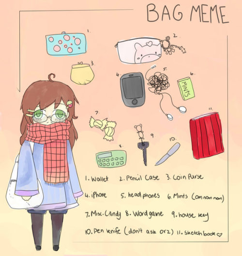 Bag Meme~ by piichi-chan