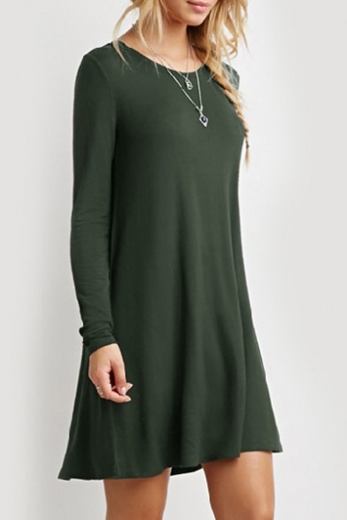 chaoticarbitersalad:  Simple &amp; Plain Dresses. Black  \  Green Blue  \