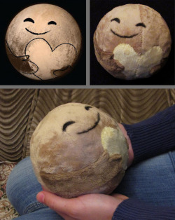 xkatiexprime:  fun-sized-owl:  alisienna:  littleblue-eyedbird:  midnightfox21:  thenimbus:  We as a people just like cute fuzzy balls.  littleblue-eyedbird cute isn’t it? :D  OMG. FUZZY PLUTO HOLDING A HEART. Where can I get one of these adorable things