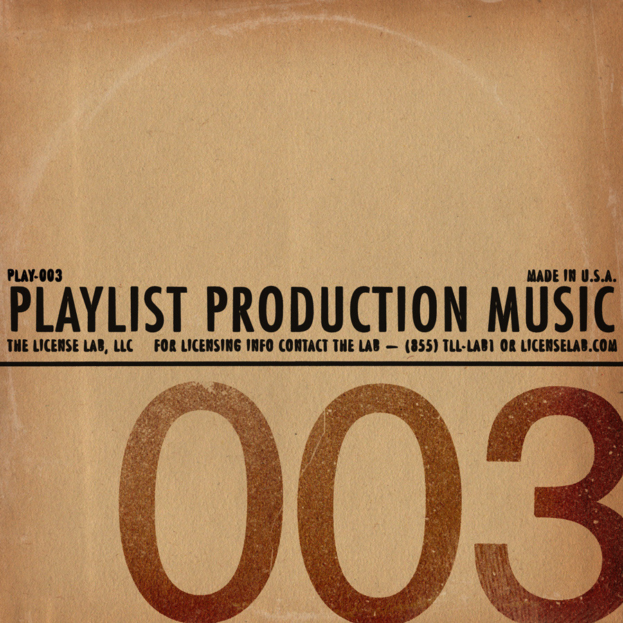 PLAY-003 Playlist vol. 3
Volume 3 from our Playlist Production Music Series has songs with vocals in styles ranging from indie rock and alternative to rap and pop.
Click here to preview and download
