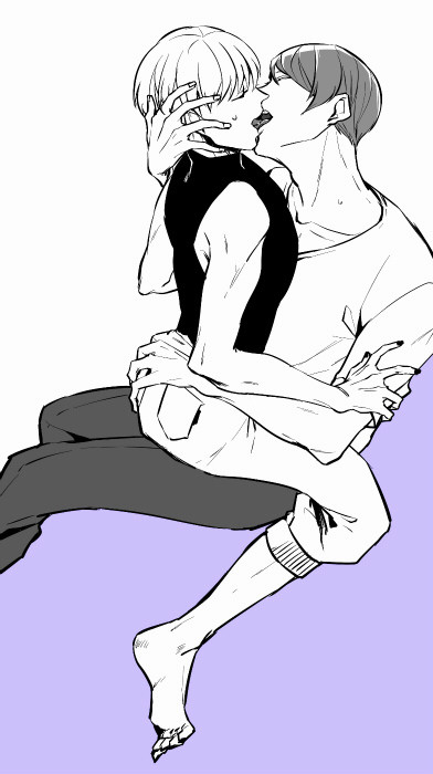 hentaiyarou:  【腐】かねき-7 by 三澄  Posted with artist's permission.