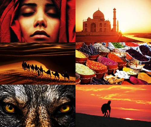  Fairytales reimagined  ↳ Little Red Riding Hood set in Saudi Arabia (insp.)  Once