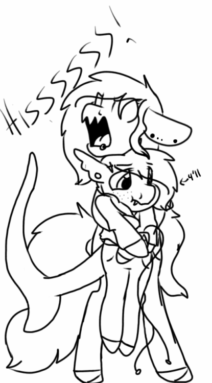 asksparda:  Cause I absolutely love shyskyemod / askskyenotsymphonicrequiem I had to draw it out cause shy mod is amazing ♡   omg she so smol