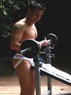 brentwalker092:  Jockstrapped-ass workouts