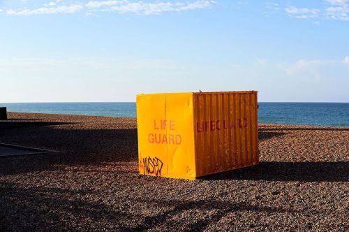 Lifeguard box, Brighton. 2019. *************************#lifeguard #lifeguardbox #lifeguardcontainer