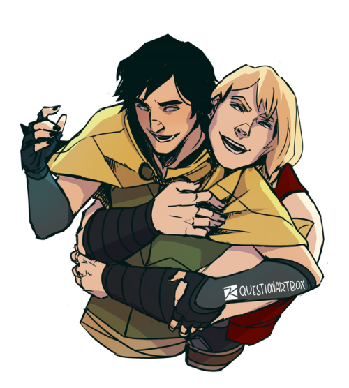 questionartbox:I’ll keep you safe, little brother.Sketching more things from Tales of Asgard because