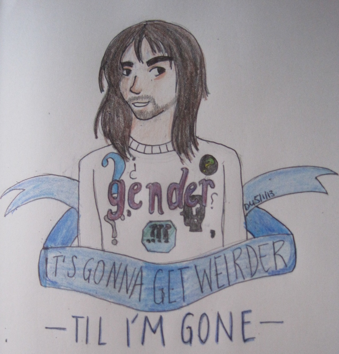 I did fanart of my own fic OTL   Anyway, the fic itself is here, if you&rsquo;re