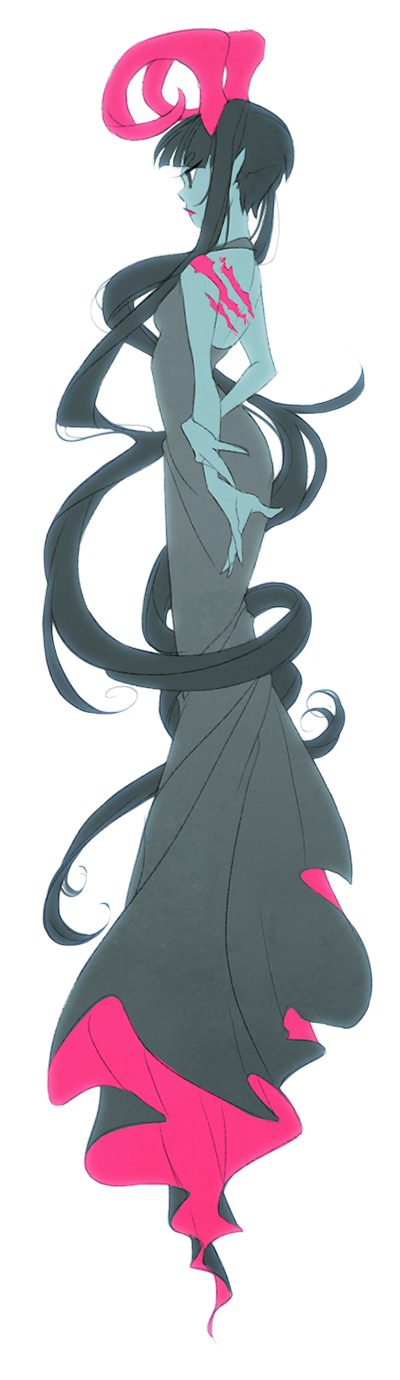 8ye8ye8itch-blog:  (( This picture made me want to draw really slender girls in pink,