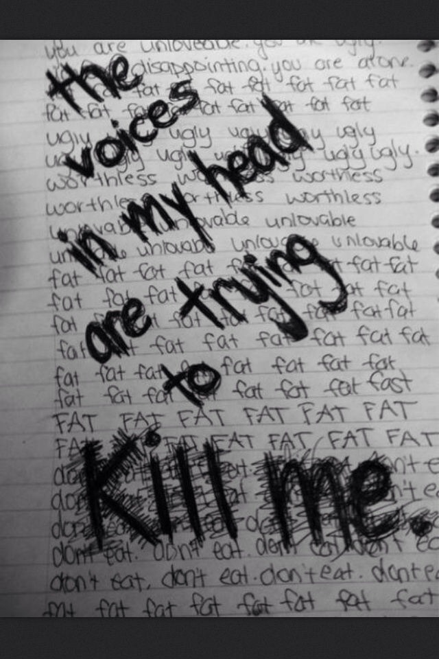 cant-fight-the-demons-anymore:  The voices in my head destroy me from the inside