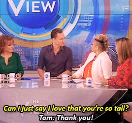 emptyburrito:  fromhiddleswithlove:  Nobody is immune to Tom Hiddleston’s charm.