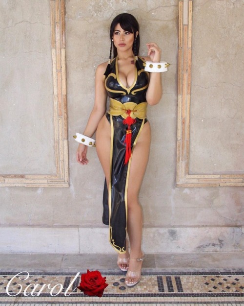 cosplaygonewild: Chun-Li cosplay By Carol Rose (x-post from /r/latexcosplay)