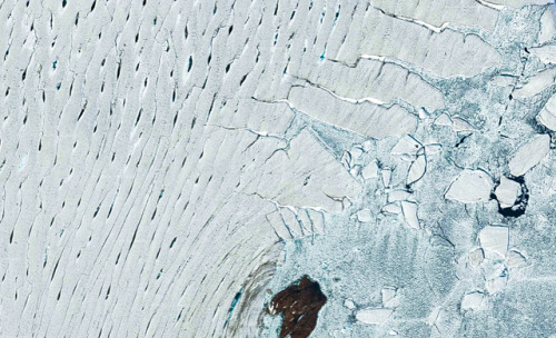 the textures of greenland / google earth