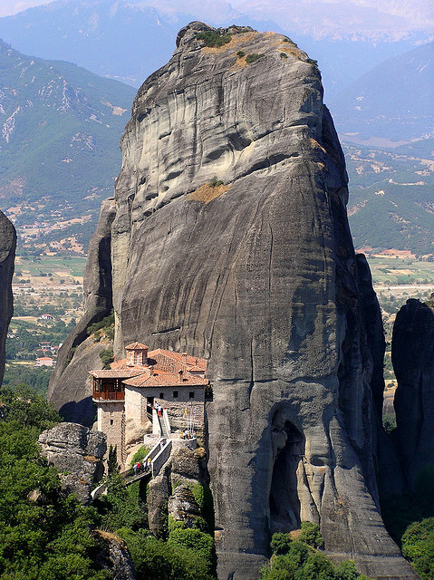 Holy Monastery of Rousanou, Meteora, Greece (by twiga_swala).