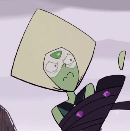 I imagine peridot doing this whenever she sees the Gems touching and breaking her