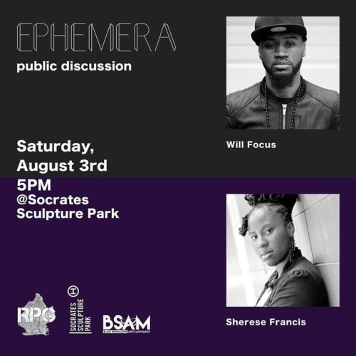 Tomorrow!!! @renegadepg premieres #Ephemera @socratespark on August 3rd at 3PM &amp; 6PM. Between pe