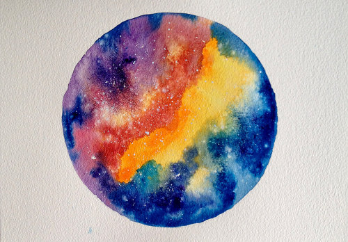 culturenlifestyle:Circular Nebula Compositions by Sylvia C. Sosnovska Talented U.K. based artist Syl