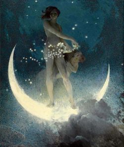 suonko: Spring scattering stars, by Edwin howland blashfield,1927