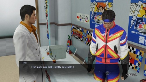 taki-di:Kiryu, as children mock a 30-year old man for his virginity in front of him: i wish i were r