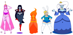 chillguydraws: Adventure Gals   Some design experiments for some