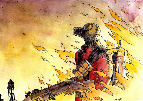tf2ssorbetti: Old fanart I haven’t posted before. The reasons for that are that I kind of stop