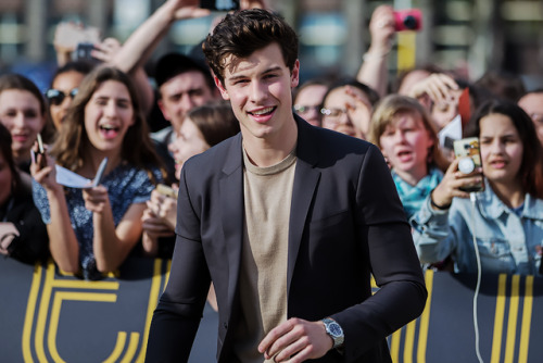 Shawn Mendes attends the 2018 Echo Music Awards at Messe Berlin in Berlin, Germany (April 12, 2018).