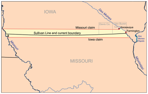 Little Known Conflicts &mdash; The Honey War of 1839Belligerents: Missouri and IowaCause: Territoria