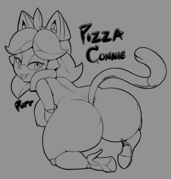 theterriblecon:  Connie as a shortstack Pizza Cat!  PATREON | TWITTER | PICARTO  