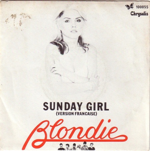 Porn vinyloid:  Blondie - Sunday Girl (Version photos