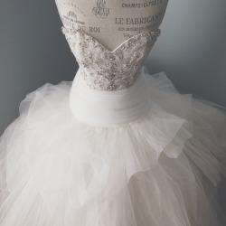 styledbykasey:  wedding dress + dress form + display
