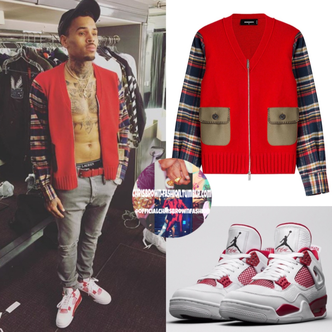 ☑ Swag Check: Chris Brown - Jordan Flight 45s & Louis Vuitton