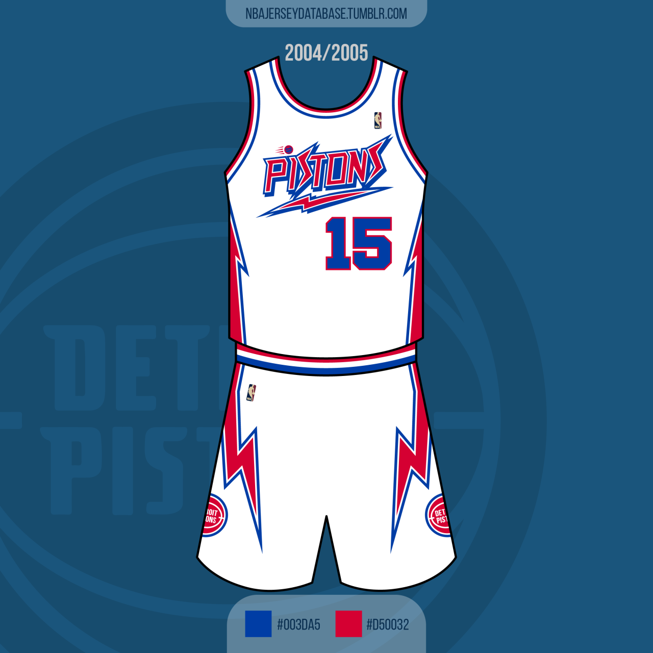 Buy jersey Detroit Pistons 1978 - 1981